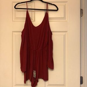 Maroon ROMPER
